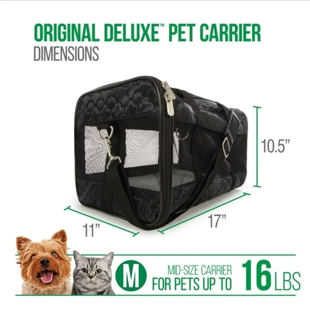 NWT - Sherpa Original Deluxe Pet Carrier - Medium